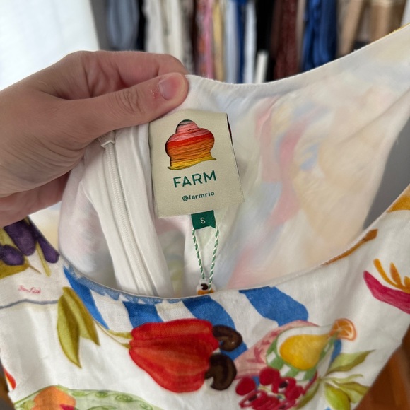 New Farm Rio Off-White Fresh Table Mini Dress - Picture 6 of 6